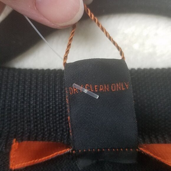 Axis black sweater men's 3xt long sleeve pullover cable weave cotton blend crew - Picture 8 of 11